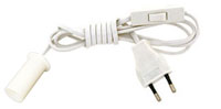 Bild vom Artikel Anschlussleitung mit Schalter, Stecker und Fassung E10 (3 m)
