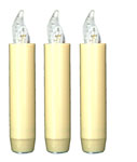 Bild vom Artikel 3 LED-Kerzen, elfenbein (Erweiterungset)