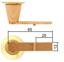Bild vom Artikel Kerzenhalter zum Stecken mit 14 mm Blech-Einsatz (3)