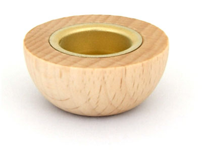 Bild vom Artikel Kerzenhalter mit Blecheinsatz (Schalenform) (A)