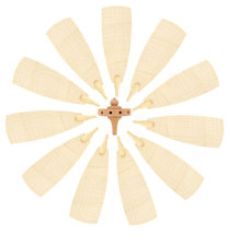 Bild vom Artikel Flügelrad (zerlegbar) Ø 31 cm, 11 Blätter