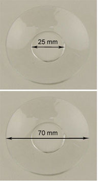Bild vom Artikel Glasmanschette (glatter Rand, 25 x 70 mm)