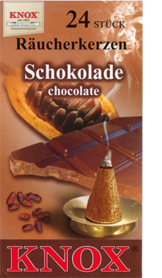 Bild vom Artikel KNOX Räucherkerzen Schokolade