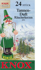 NEU Erzgebirge Räucherkegel Zubehör KNOX Räucherkerzen Weihnachtsduft 24 
