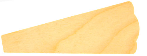 Bild vom Artikel Pyramidenflügel ohne Schaft, 19,5 cm (gewellt)