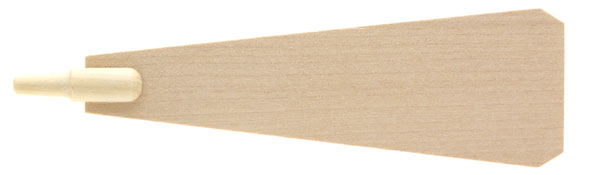 Bild vom Artikel Pyramidenflügel mit Schaft, 10,5 cm (natur)