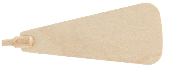 Bild vom Artikel Pyramidenflügel mit Schaft, 10,5 cm (natur)