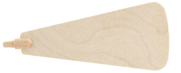Bild vom Artikel Pyramidenflügel mit Schaft, 12 cm (natur)