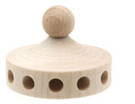 Bild vom Artikel Pyramidennabe mit Kugel (Rohholz), 12 Löcher