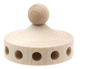 Bild vom Artikel Pyramidennabe mit Kugel (Rohholz), 12 Löcher
