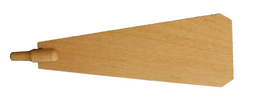 Bild vom Artikel Pyramidenflügel mit Schaft, 10,5 cm (natur)