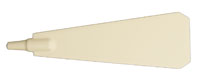 Bild vom Artikel Pyramidenflügel mit Schaft, 9 cm (historische Farbe)