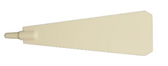 Bild vom Artikel Pyramidenflügel mit Schaft, 10,5 cm (historische Farbe)