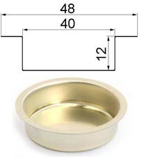 Bild vom Artikel Blecheinsatz für Teelichter (Ø 40 mm, T 12 mm)