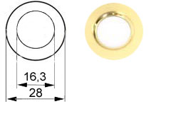 Bild vom Artikel Tropfenfänger für 14 mm Kerzenhalterung (Ø 28 mm)