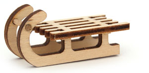 Bild vom Artikel Schlitten ohne Ladung (45  x 21 x 25 mm) (A)