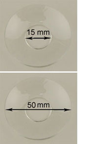 Bild vom Artikel Glasmanschette (glatter Rand, 15 x 50 mm)