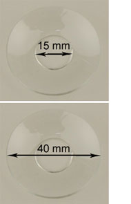 Bild vom Artikel Glasmanschette (glatter Rand, 15 x 40 mm)