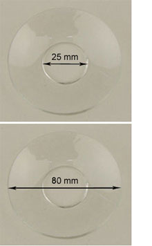 Bild vom Artikel Glasmanschette (glatter Rand, 25 x 80 mm)