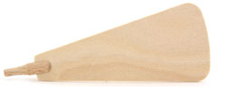 Bild vom Artikel Pyramidenflügel mit Schaft, 12 cm (natur)