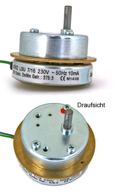 Bild vom Artikel Pyramidenmotor (6,8 U/min; 0,5 kg achsiale Belastung)