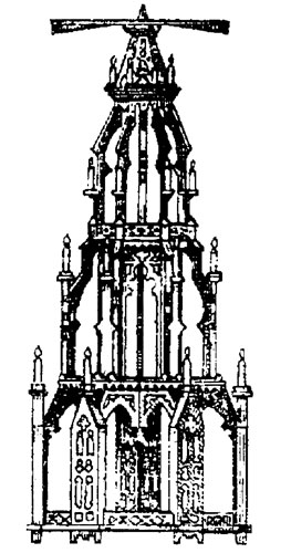 Bild vom Artikel Vorlage Pyramide Gotischer Stil (3-stöckig)